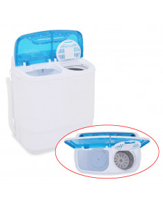 Mini Lavatrice a Vaschetta Doppia 5,6 kg