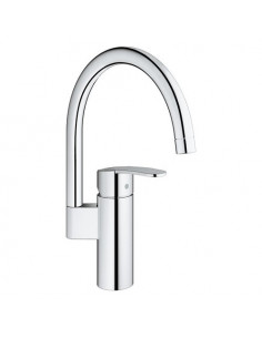 Miscelatore lavello Grohe 32449001 WAVE Cromo starlight Cromo starligh