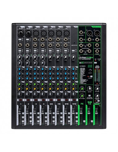 Mixer disc jockey Mackie PROFXV3 SERIES 12 Canali Black Black