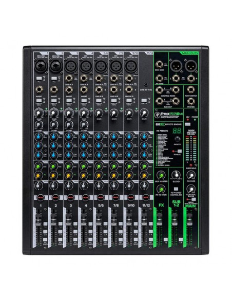 Mixer disc jockey Mackie PROFXV3 SERIES 12 Canali Black Black