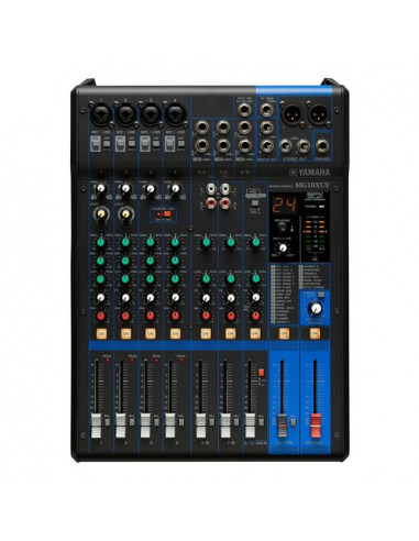 Mixer disc jockey Yamaha MG SERIES MG10XUF Black Black