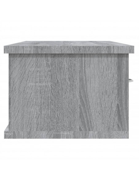 Mobile a Muro Grigio Sonoma 88x26x18,5 cm in Legno Multistrato