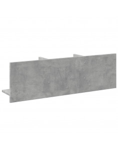 Mobile a Parete 100x16,5x30 cm Grigio Cemento in Truciolato