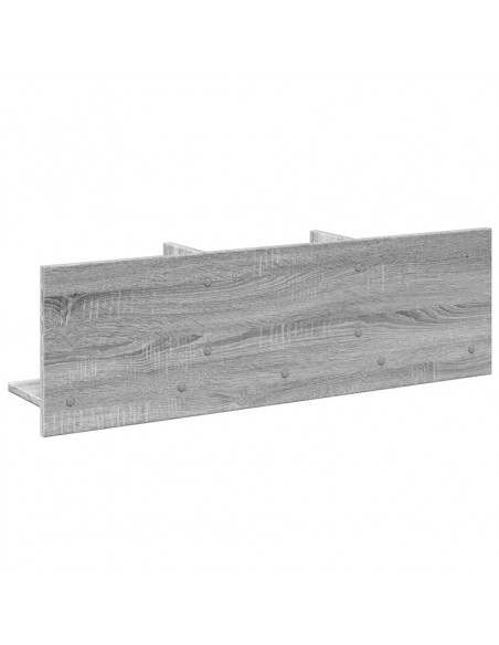 Mobile a Parete 100x16,5x30 cm Grigio Sonoma in Truciolato