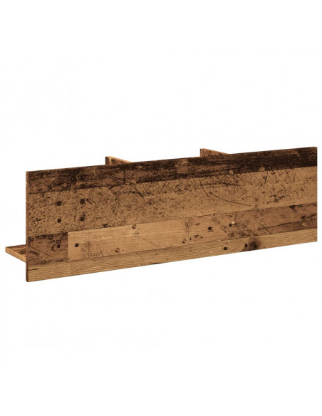 Mobile a Parete 100x16,5x30 cm Legno Antico in Truciolato