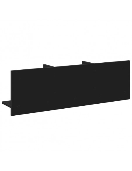 Mobile a Parete 100x16,5x30 cm Nero in Truciolato