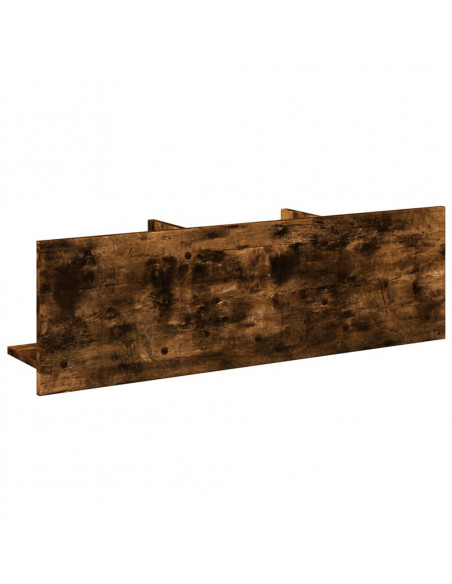Mobile a Parete 100x16,5x30 cm Rovere Fumo in Truciolato