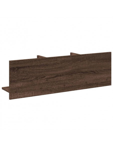 Mobile a Parete 100x16,5x30 cm Rovere Marrone in Truciolato