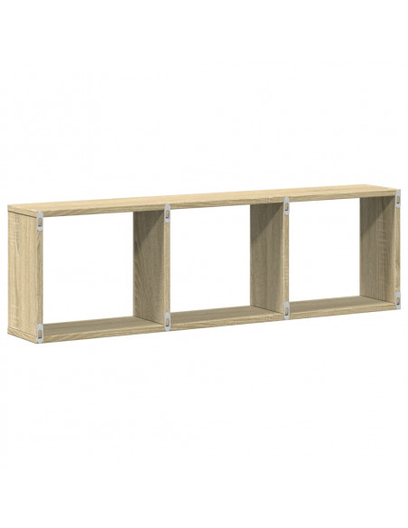Mobile a Parete 100x16x30 cm Rovere Sonoma in Legno Multistrato
