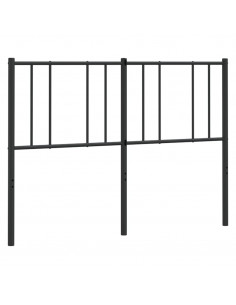 Testiera in Metallo Nero 140 cm 2