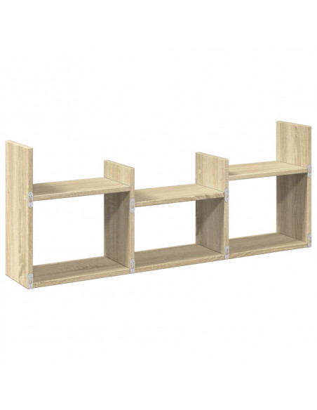 Mobile a Parete 100x18x40 cm Rovere Sonoma in Legno Multistrato