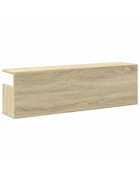 Mobile a Parete 100x20x30 cm Rovere Sonoma in Legno Multistrato