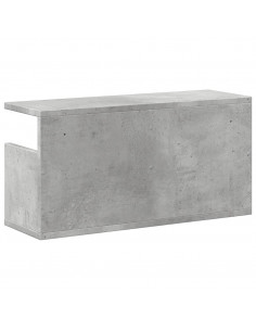 Mobile a Parete 60x20x30 cm Grigio Cemento in Truciolato