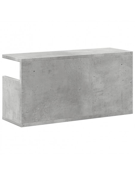 Mobile a Parete 60x20x30 cm Grigio Cemento in Truciolato