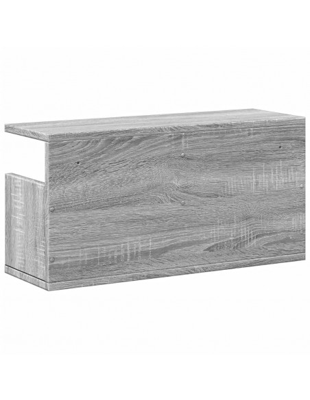 Mobile a Parete 60x20x30 cm Grigio Sonoma in Truciolato