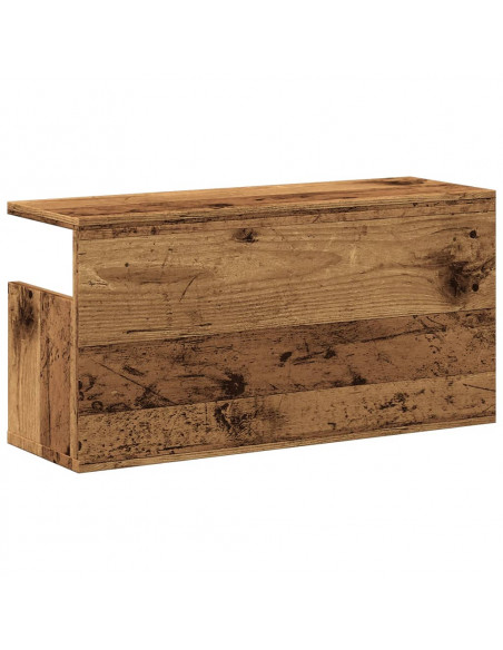 Mobile a Parete 60x20x30 cm Legno Antico in Truciolato