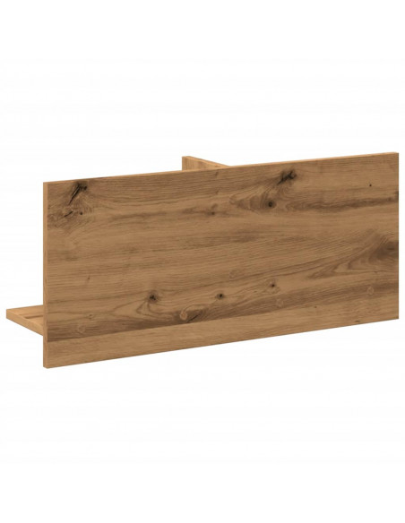 Mobile a Parete 70x16,5x30 cm Artigianale in Legno Multistrato