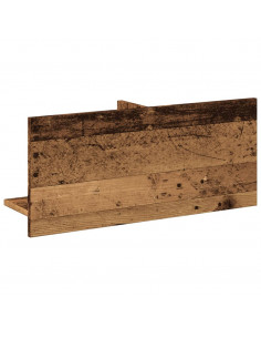 Mobile a Parete 70x16,5x30 cm Legno Antico in Legno Multistrato