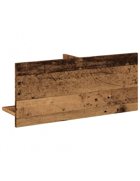 Mobile a Parete 70x16,5x30 cm Legno Antico in Legno Multistrato