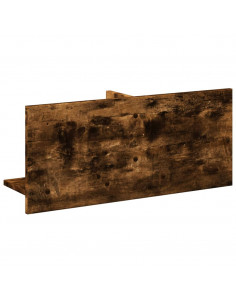 Mobile a Parete 70x16,5x30 cm Rovere Fumo in Legno Multistrato