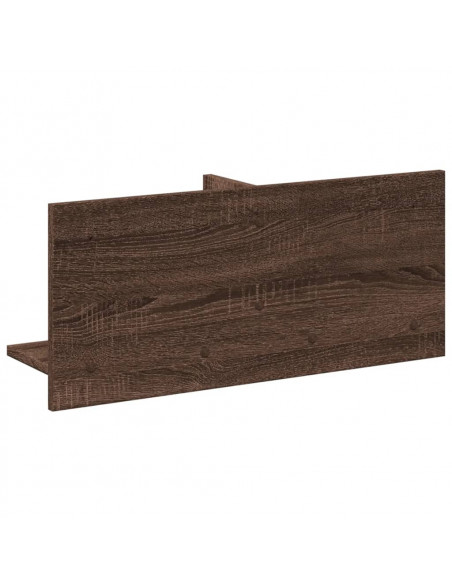 Mobile a Parete 70x16,5x30 cm Rovere Marrone Legno Multistrato
