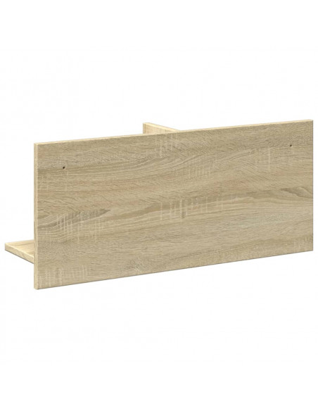 Mobile a Parete 70x16,5x30cm Rovere Sonoma in Legno Multistrato