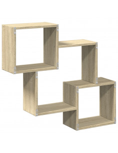 Mobile a Parete 78x18x71 cm Rovere Sonoma in Legno Multistrato