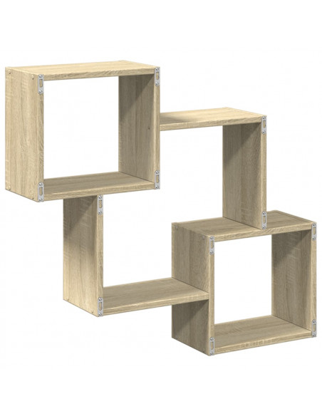 Mobile a Parete 78x18x71 cm Rovere Sonoma in Legno Multistrato