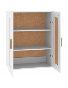 Mobile a Parete Bianco 69,5x32,5x90 cm in Legno Multistrato