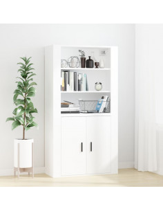 Mobile a Parete Bianco 80x33x80 cm in Legno Multistrato