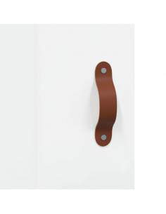 Mobile a Parete Bianco Lucido 34,5x34x90 cm