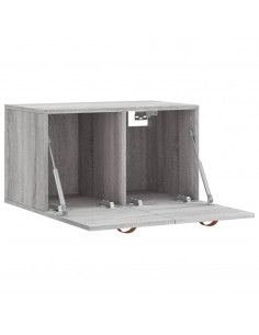 Mobile a Parete Grigio Sonoma 60x36,5x35cm in Legno Multistrato
