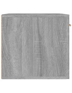 Mobile a Parete Grigio Sonoma 60x36,5x35cm in Legno Multistrato