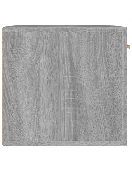 Mobile a Parete Grigio Sonoma 60x36,5x35cm in Legno Multistrato