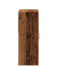 Mobile a Parete Legno Antico 69,5x34x90 cm in Truciolato