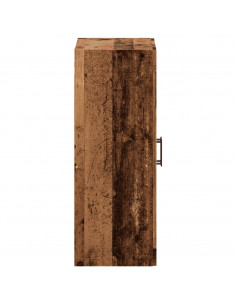 Mobile a Parete Legno Antico 69,5x34x90 cm in Truciolato