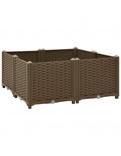 Fioriera Rialzata 80x80x38 cm in Polipropilene 2