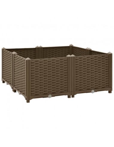 Fioriera Rialzata 80x80x38 cm in Polipropilene