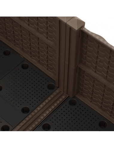 Fioriera Rialzata 80x80x38 cm in Polipropilene