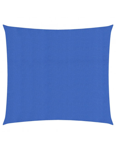 Vela Parasole 160 g/m² Quadrata Blu 4x4 m in HDPE
