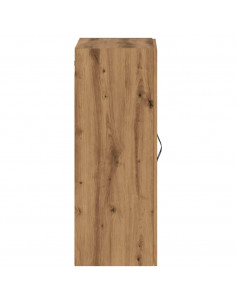 Mobile a Parete Rovere Artigianale 69,5x34x90 cm in Truciolato