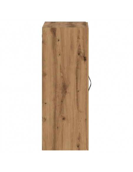 Mobile a Parete Rovere Artigianale 69,5x34x90 cm in Truciolato