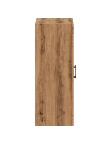 Mobile a Parete Rovere Artigianale 69,5x34x90 cm in Truciolato