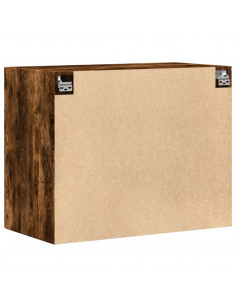 Mobile a Parete Rovere Fumo 80x42,5x64 cm in Legno Multistrato