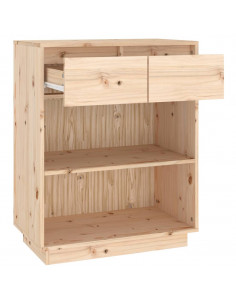 Mobile Consolle 60x34x75 cm in Legno Massello di Pino