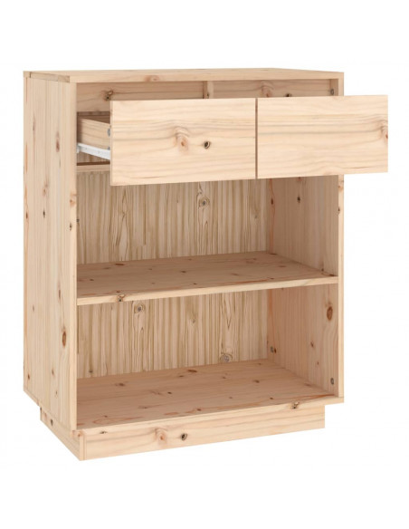 Mobile Consolle 60x34x75 cm in Legno Massello di Pino