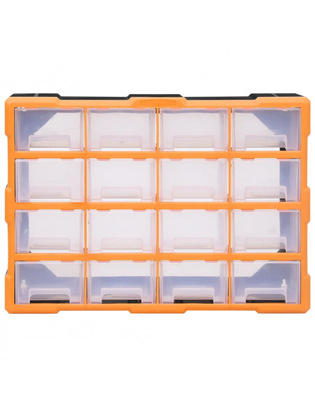Mobile Contenitore con 16 Cassetti Medi 52x16x37 cm