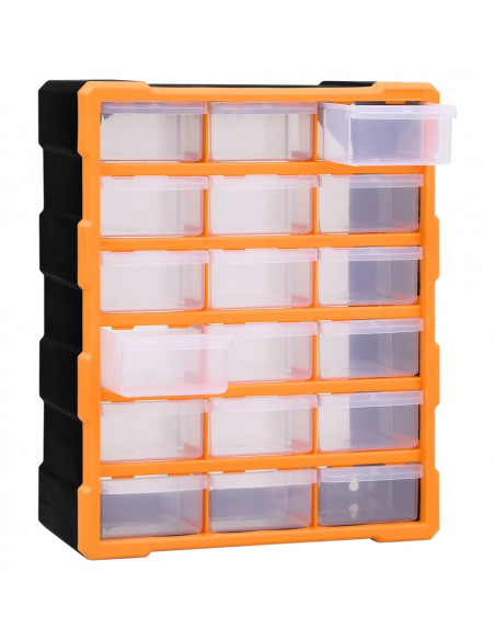 Mobile Contenitore con 18 Cassetti Medi 38x16x47 cm