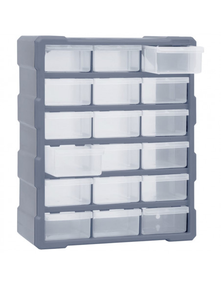 Mobile Contenitore con 18 Cassetti Medi 38x16x47 cm