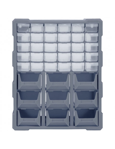 Mobile Contenitore con 39 Cassetti 38x16x47 cm